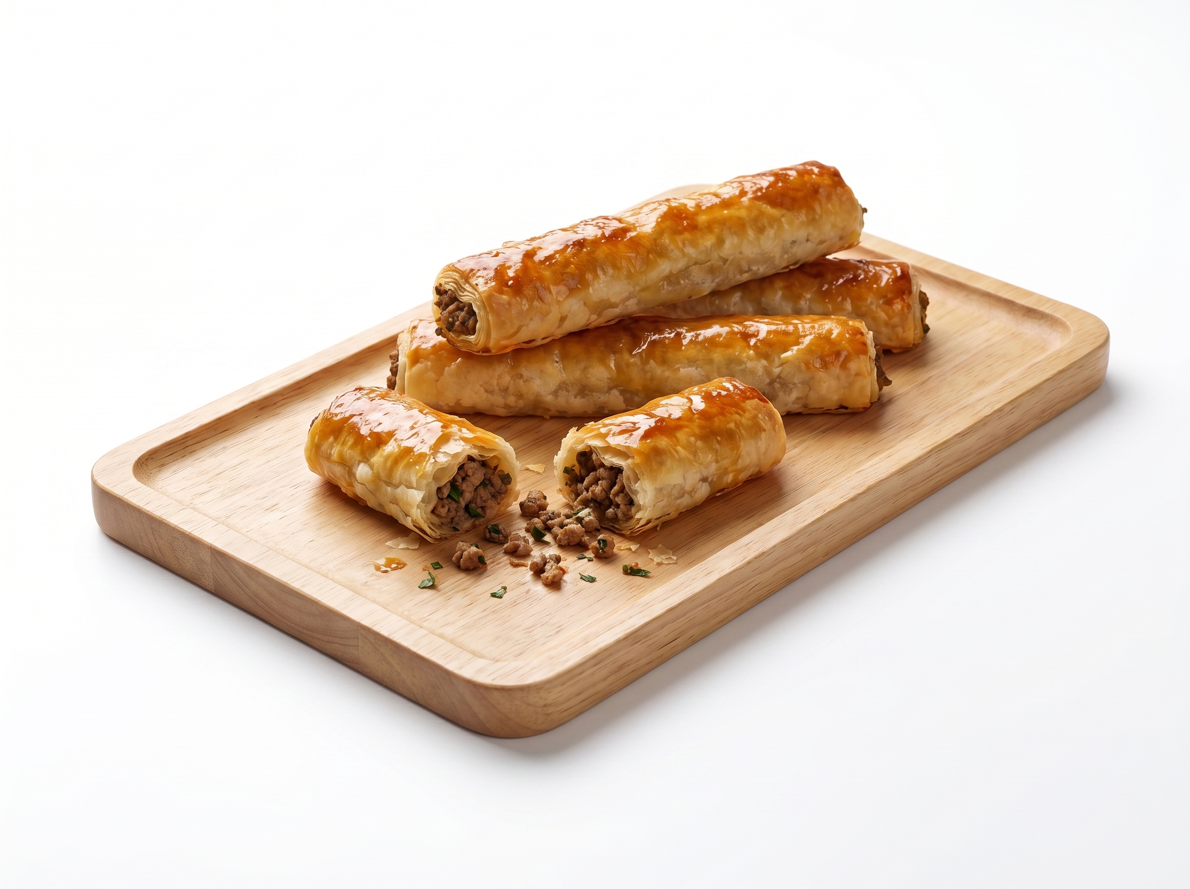 Kıymalı Rulo Börek 100 gr. (Çiğ Donuk) Kıymalı Rulo Börek 100 gr. (Çiğ Donuk) - Görsel 1